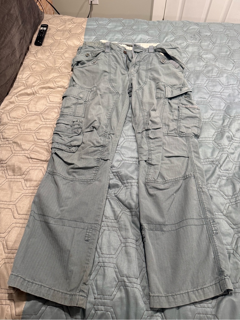 Polo Ralph Lauren Cargo mil-j-4883a utility garment, Gray, W36 Inseam32,slim fit